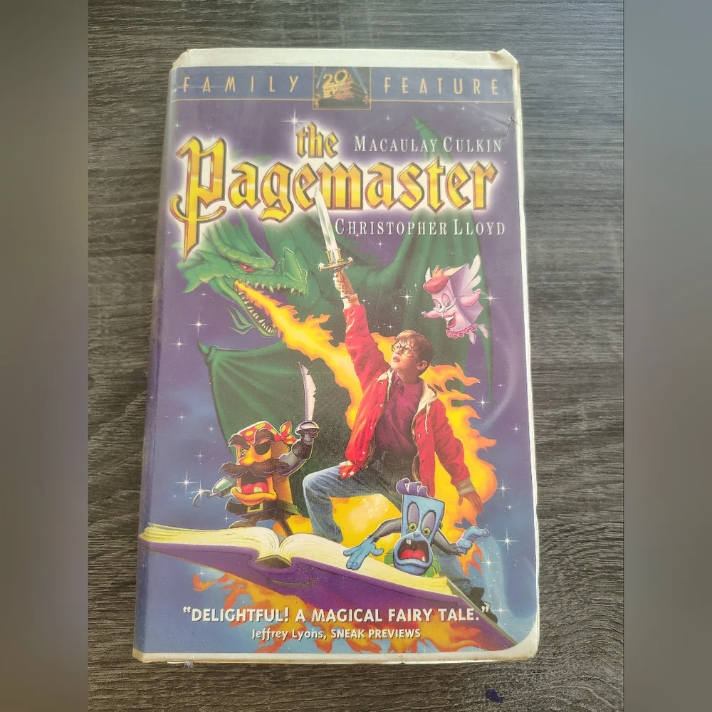 The Pagemaster VHS Tape Clamshell